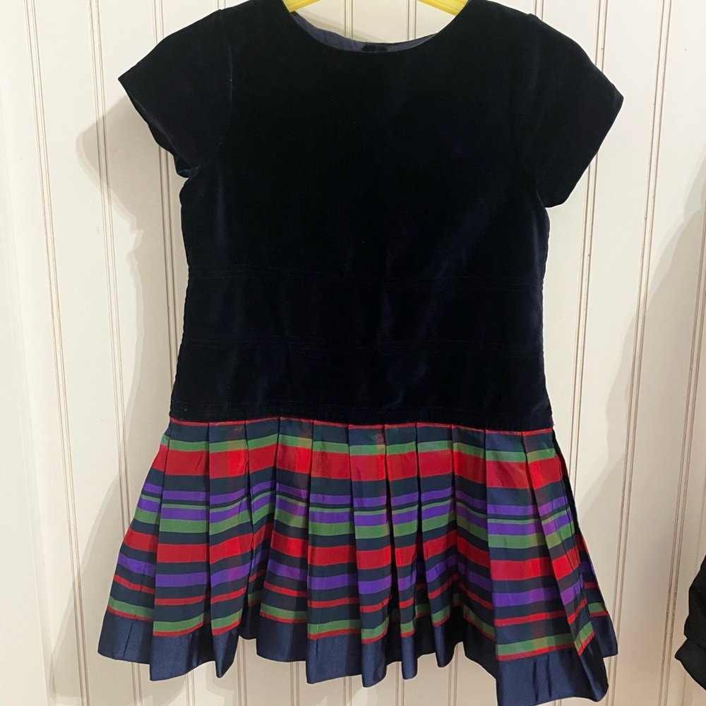 EUC Jacadi Navy Party Dress - Size 4T